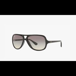 Ray-Ban RB4162 red plastic aviator polarized sunglasses. Pre-owned. Authentic